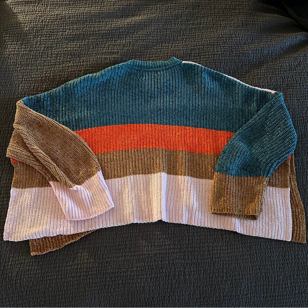 UO Color Blocked Chenille Sweater - Picture 3 of 3
